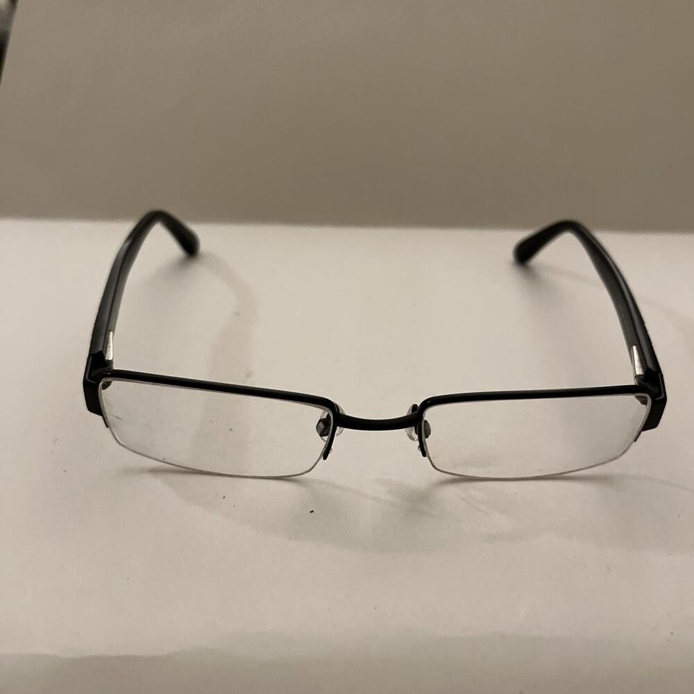Puma Eyeglasses PU15207 I-Motion Half Rim Designer Frames Only Black 52-20-135
